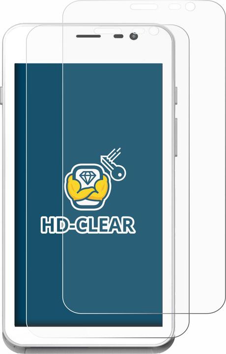Actual product image BROTECT Screen Protector Clear (2 Piece, Oppo A77s)