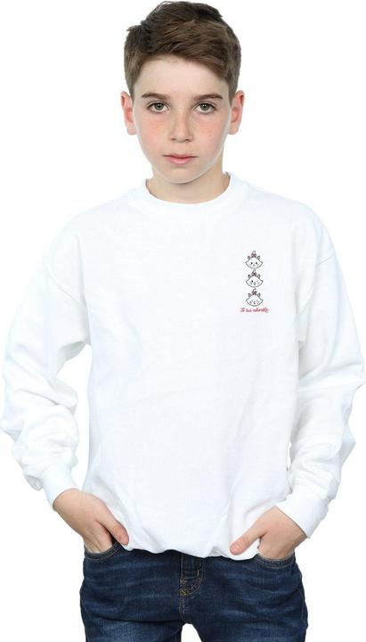 Actual product image Disney Boys Aristocats Marie Breast Print Sweatshirt (128)