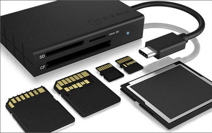 Actual product image Icy Box IB-CR401-C3 (USB-C)