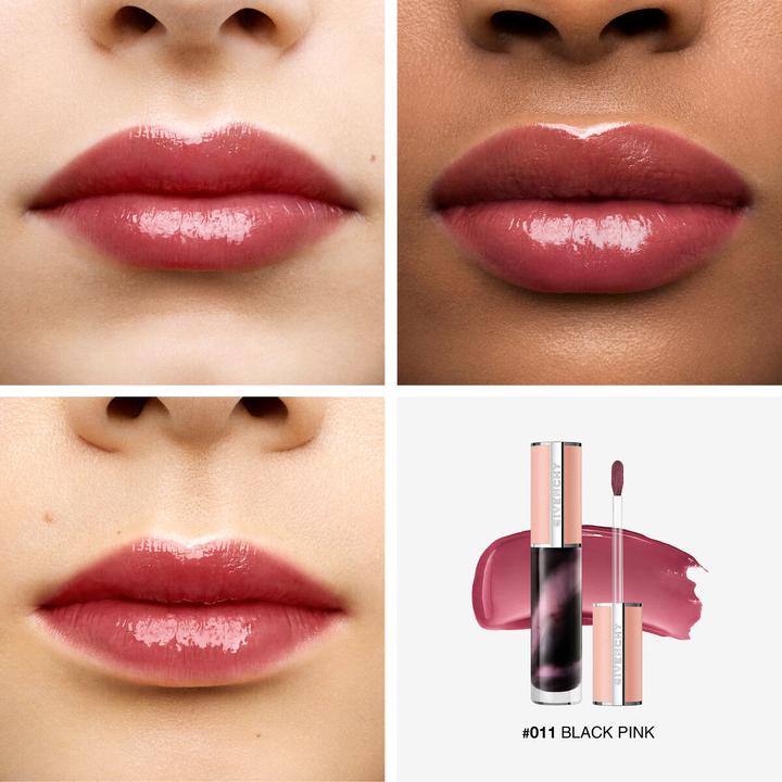 Actual product image Givenchy Le Rose Perfecto Liquid Balm 011 Black Pink 6ml (011 Black Pink)