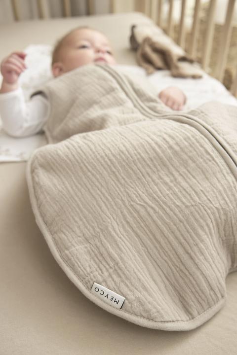 Actual product image Meyco Sleeping bag winter - pre-washed muslin (110 cm)