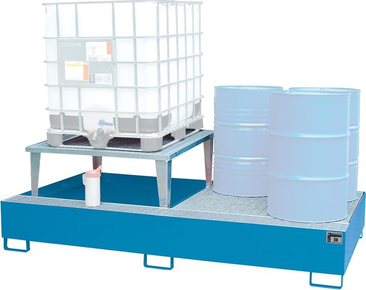 Actual product image Bauer Steel sump tray for tank containers (1000 l)