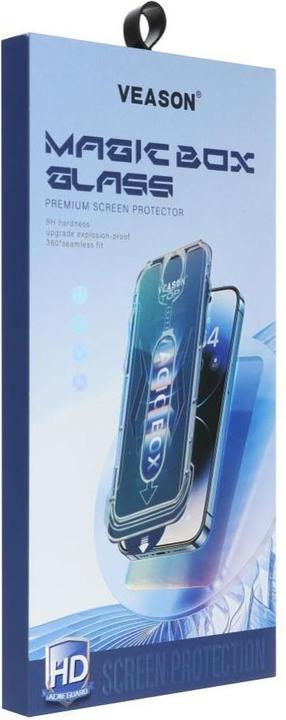 Immagine prodotto Vmax Protective glass Veason 6D Pro Veason Easy-Install Glass + Applicator - for Iphone 13 black (1 Pezzo/i, Apple iPhone 13)