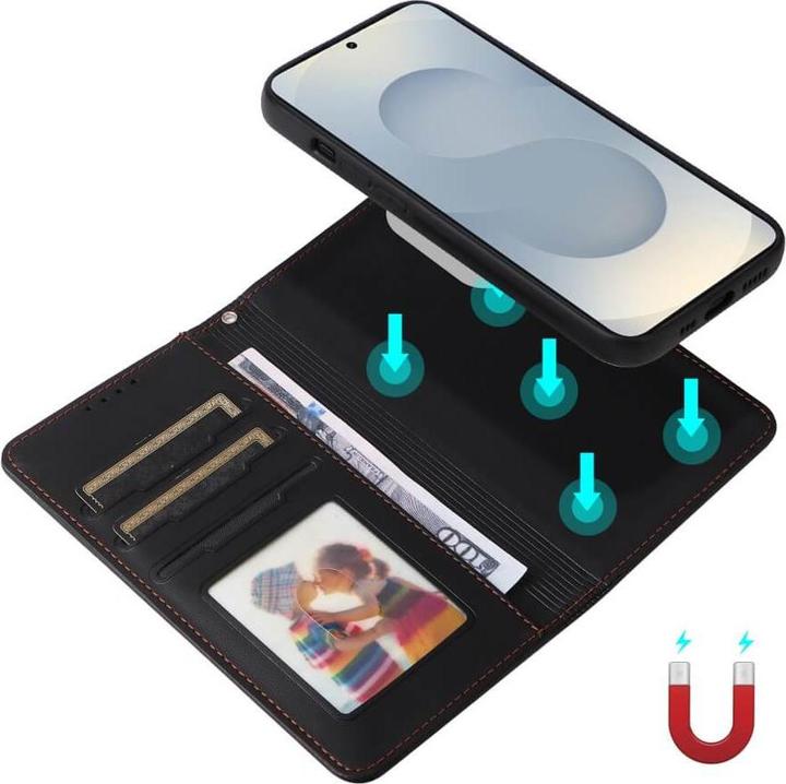 Actual product image Cover-Discount Galaxy S25 Edge - Teilbare Brieftasche 2-in-1 Handyhülle (Samsung Galaxy S25 Edge)