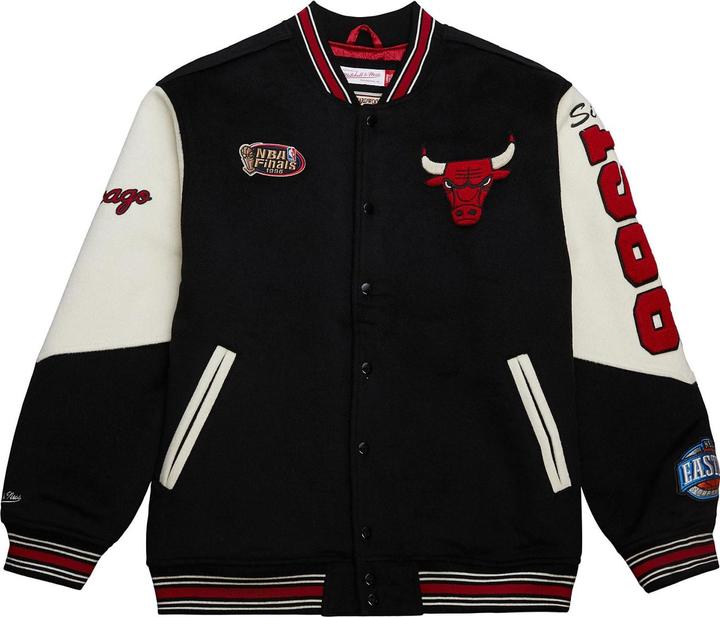 Immagine prodotto Mitchell & Ness M&N Vintage Varsity Wool Jacke - NBA Chicago Bulls - XXL (XXL)