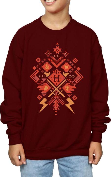 Actual product image Boys Christmas Fair Isle Sweatshirt (140, 146)