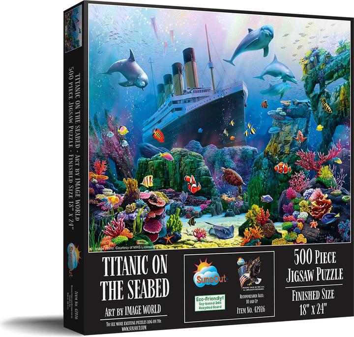 Immagine prodotto Sunsout Puzzle 500 pezzi XXL - Titanic sul fondale marino (500 pezzi)