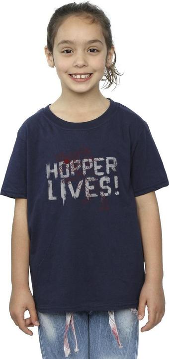 Image du produit Netflix - T-shirt STRANGER THINGS HOPPERS LIVE - Fille (128)