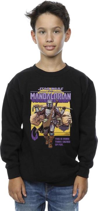 Produktbild Star Wars The Mandalorian More Than I Signed Up For Sweatshirt Jungen (140, 146)