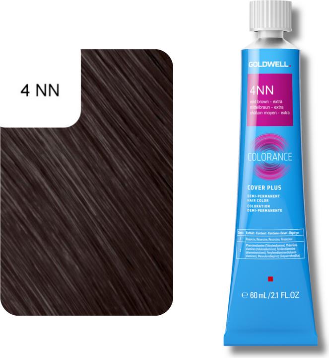 Image du produit Goldwell Colorance Tube Demi-Permanente (4NN brun moyen extra)