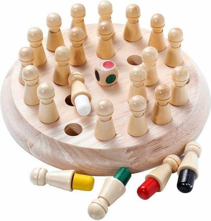 Produktbild JTI Memory-Spiel - Holz (Englisch)