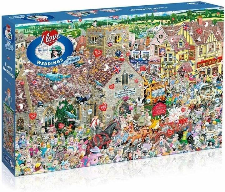 Gibsons Puzzle I Love Weddings 1000 pieces (1000 pieces)