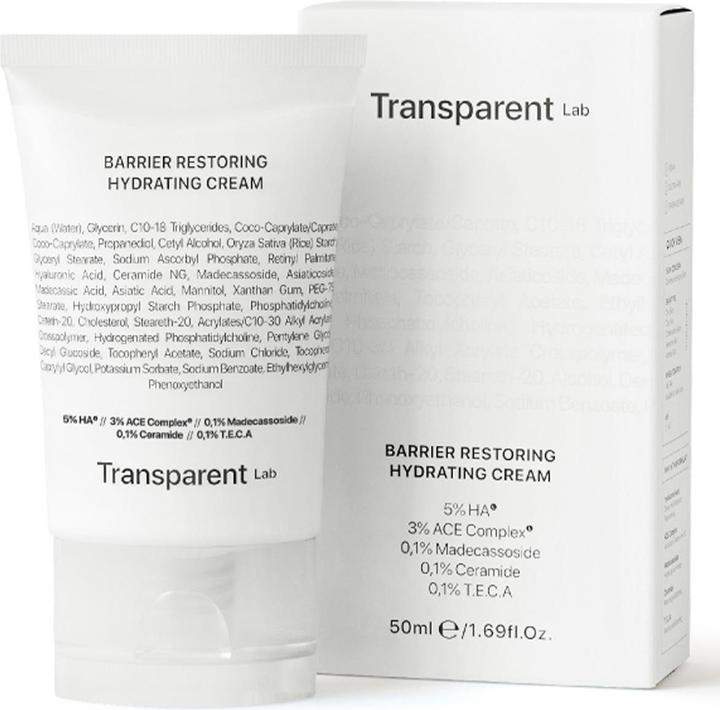 Actual product image Transparent Lab Barrier Restoring Hydrating Cream (50 ml, 24h cream)