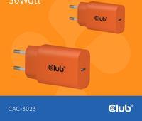 Produktbild Club 3D Club3D Lifestyle Ladegerät USB-C 30Watt, 2Stk orange retail (30 W)