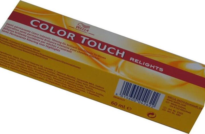Actual product image Wella Color Touch Relights (Gold)
