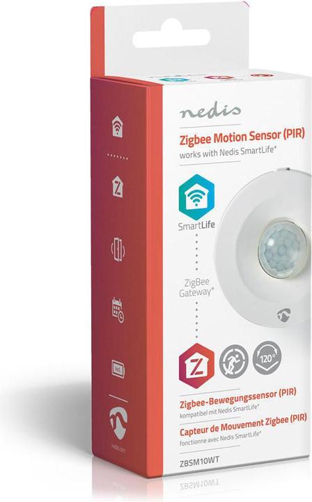 Produktbild Nedis SmartLife - Zigbee Smart-Tür/Fenster-Sensor - Zigbee-Gateway - Batteriebetrieben - Integ