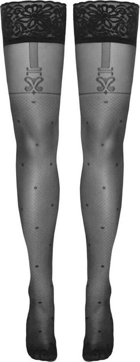 Actual product image Cottelli Collection Halterless Stockings (2)
