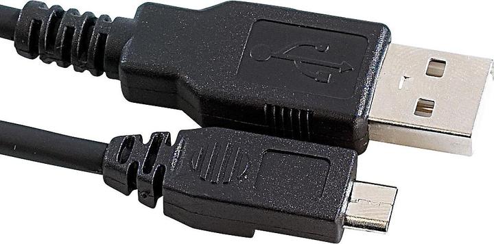 Image du produit Pearl Câble de données et de charge USB 2.0, fiche USB type A vers micro USB, 80 cm (0.80 m)