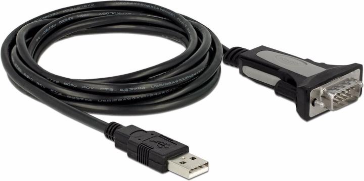 Delock Adaptateur USB-A vers Serial DB9 RS-232 (3 m, VGA)