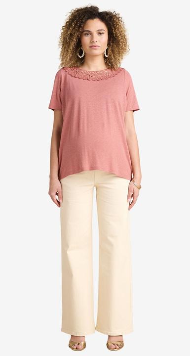 Produktbild Envie de Fraise Wendbares Umstandsshirt mit Makramee-Spitze (W32/L34)