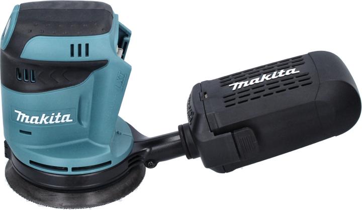 Actual product image Makita DBO 180 RM1J 18 V battery orbital sander + 1x battery 4.0Ah + charger + Makpac (Eccentric grinder)