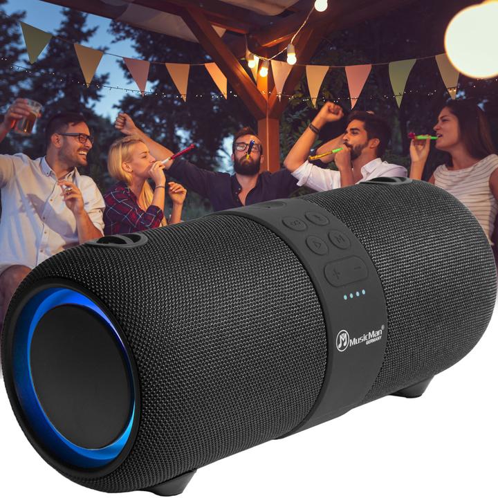 Actual product image Technaxx Bluetooth® Speaker MusicMan LED SoundBlaster BT X56 (4 h, Rechargeable battery operated)