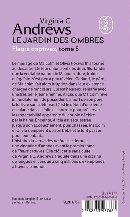 Image du produit Fleurs captives (Français, Andrews Virginia C., 2023)