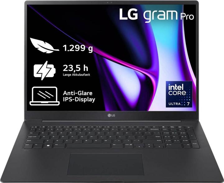 Immagine prodotto LG gram Pro 17 (17", Intel Core Ultra 7 155H, 16 GB, 1000 GB, DE)
