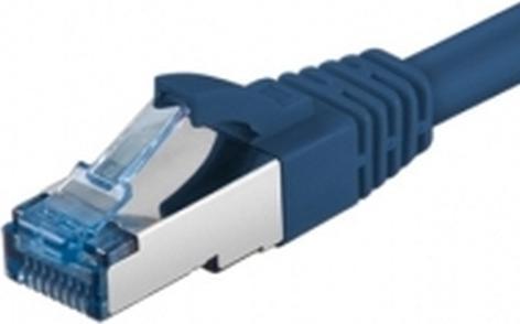 Produktbild Digitus CAT6A S-FTP Patchk.,1m, Blau (S/FTP, CAT6a, 1 m)
