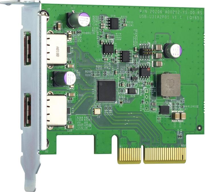 Produktbild QNAP Dual-port, USB3.2 Gen 2, PCIe expansion card