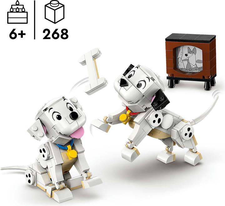 Actual product image LEGO Die Welpen Lucky und Penny aus 101 Dalmatiner (43271, LEGO Disney)