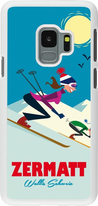 Produktbild PhoneLook Hülle weiss Zermatt Ski Downhill (Samsung Galaxy S9)