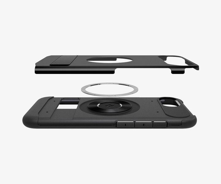 Actual product image Spigen Slim Armor MagSafe iPhone 16e Case - Black (Apple iPhone 16e)