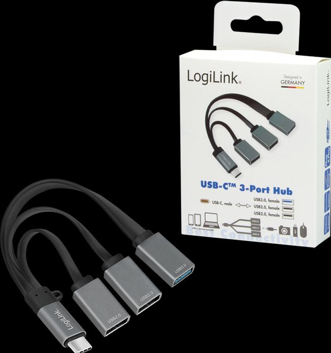 Produktbild LogiLink UA0315 (USB-C, 3 Ports)