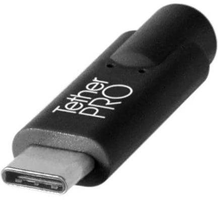 Image du produit Tether Tools TetherPro, USB-C 3.0 Kabel, USB-C / 3.0 Micro-B, 4.6 m, Schwarz (4.60 m, USB 3.2 Gen 1)