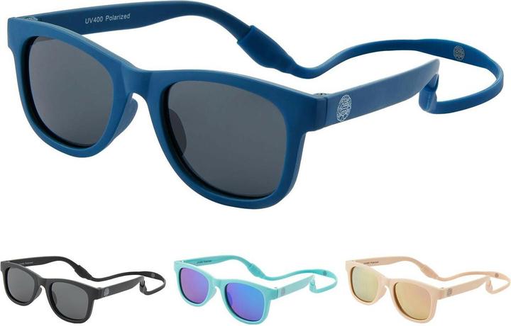 Baby Sunnies Kinder-Sonnenbrille mit Band Blau