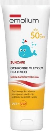 Emolium Suncare Schutzmilch für Kinder sehr empfindliche Haut Spf 50 - 125 Ml (Sonnenmilch, SPF 50+, 125 ml)