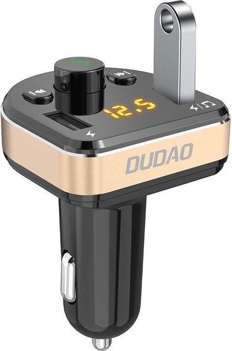 Immagine prodotto Dudao Trasmettitore FM Bluetooth Caricabatteria da auto MP3 3.1 A 2x USB Nero (R2Pro Nero)