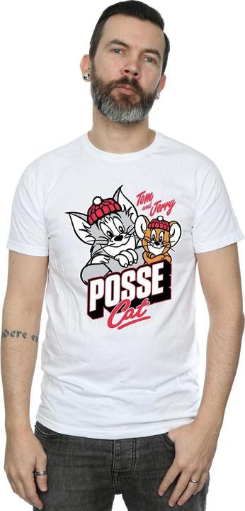 Actual product image Tom & Jerry Mens Posse Cat T-Shirt (S)