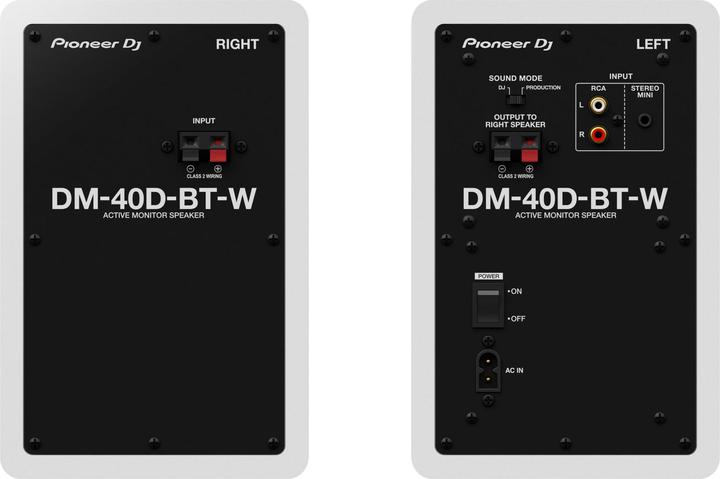 Actual product image Pioneer DJ DM-40D-BT (Active, Pair)