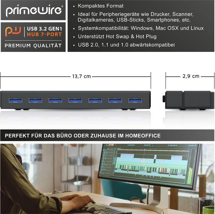 Actual product image Primewire Super Speed (7 ports)