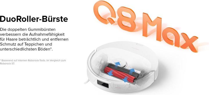 Actual product image Roborock Q8 Max (Vacuum mopping robot)