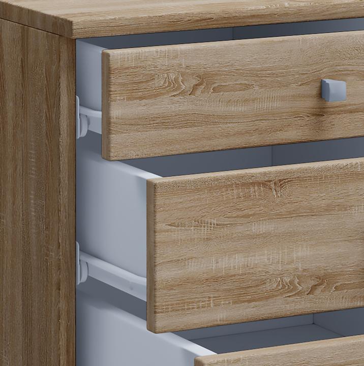 Produktbild VCM Holz Büroschrank Rollcontainer Lona mit Schublade (42 x 80 cm)