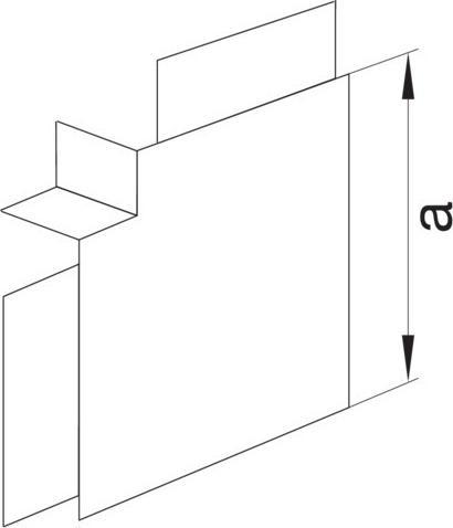 Immagine prodotto Hager TEH LF6015059016 Angolo piatto hfr LF/LFH/FB 60x150mm vweiÃ (6 cm)