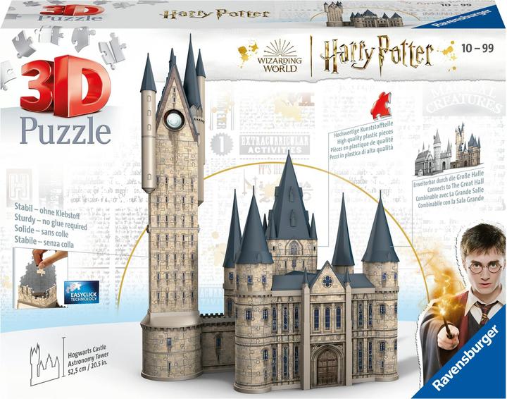 Actual product image Ravensburger Harry Potter Hogwarts Castle Astronomy Tower (540 pieces)