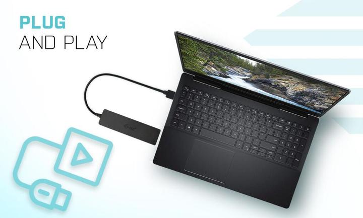 Produktbild i-tec C31gl3slim (USB-C, 4 Ports)