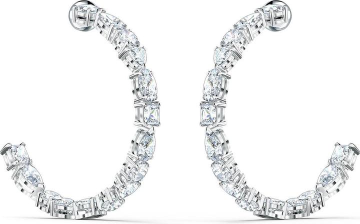 Produktbild Swarovski Tennis Deluxe Mixed Hoop Ohrringe (Swarovski Metall)