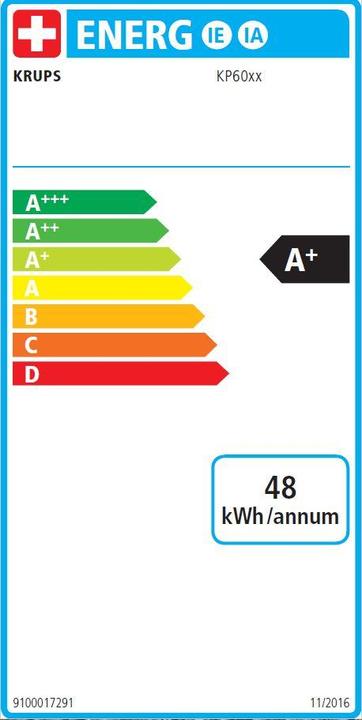 Label énergétique Krups Nescafé Dolce Gusto Movenza (NESCAFÉ Dolce Gusto)