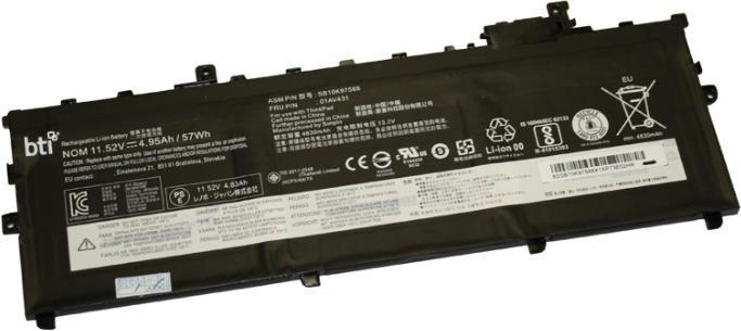 Immagine prodotto Origin Storage BTI SB10K97587, Batteria, Lenovo, ThinkPad X1 Carbon (5th Gen) (1 Celle, 4950 mAh)