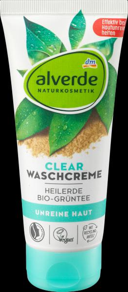 Actual product image dm alverde Clear wash cream (Wash cream, 100 ml)